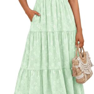 DRESSTELLS Floral Cocktail Dress with Pockets for Wedding Guest
