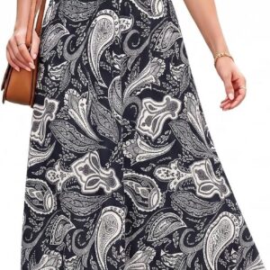 Summer Dresses for Women Sleeveless V Neck Maxi Dress