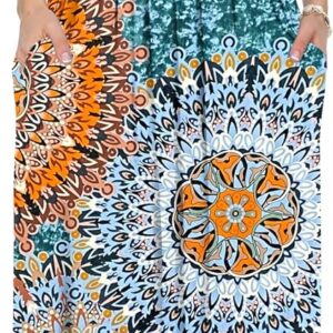 AUSELILY Maxi Dress for Women – Summer Casual Long Dresses for Ladies with Pockets