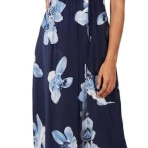 Ladies Sleeveless Boobtube Sheering Maxi Floral Print Long Dress Island Summer Beach Dress Womens Plus Size Maxi Bandeau Neck Casual Wear Holiday Dress