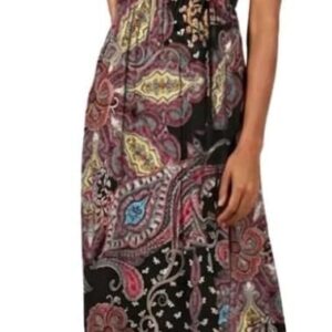 Ladies Summer Wear Bandeau Neck Printed Maxi Sleeveless Long Casual Dress Womens Street Fashion Plus Size Floral Print Outfit Boobtube Sheering Maxi Dress