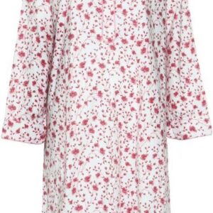 Eleanor Paris Champion Blue Sea Women’s Nightdress, Ladies Long sleeve Floral Pattern Warm Cosy Cotton Night dress