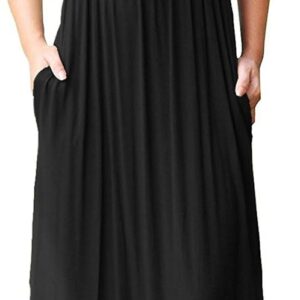 PCEAIIH Women’s Casual Sleeveless/Long Sleeve Maxi Dress Loose Long Dresses with Pockets