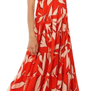 PRETTYGARDEN Women’s Puff Sleeve Floral Cute Spring Dresses for Women 2024 Casual Maxi Dress Modern