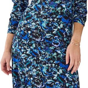 Joe Browns Women’s High-Neck Vintage Frill Floral Jersey Midi Dress Dress