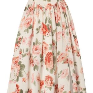 SCARLET DARKNESS Women Summer Boho Floral Maxi Cottagecore Dress