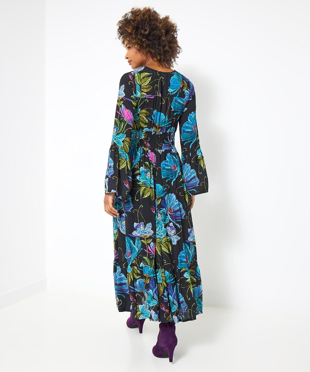 Joe Browns Women's Bold Floral Boho Maxi Dress Dress - Image 5