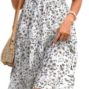 Summer Dress Floral Dress Elegant Casual Holiday Vacation Travel Beach