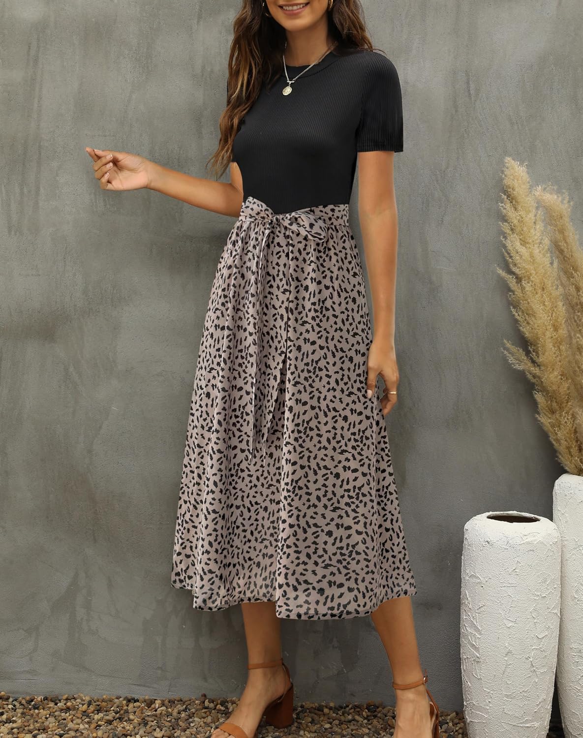 Zattcas Women's Summer Work Dress Modern/Fitted - Image 4