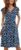 PLOKNRD Women’s Summer Ruffle Sleeve Midi Dress with Pockets