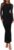 REORIA Women’s Fall Mesh Sheer Long Sleeve Wedding Guest Dress Sexy Floral Bodycon Maxi Long Dresses