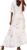 Women’s Summer Dress V Neck Boho Maxi Dresses Casual Short Sleeve Long Dress Bohemian Floral Print Beach Dress Ladies Flowy Holiday Swing Dresses Loose Fit Party Evening Dress