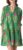 Lordree Women Boho Ruffle Sleeve Mini Dress Summer Trendy Floral Print Short Sleeve V Neck Cute Babydoll Loose Flowy Dress