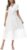 PCEAIIH Women Summer Boho Floral V-Neck Midi Cocktail Dress