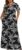 YSFWL Women’s Casual Maxi Dress Short Sleeve Floral Print Long with Pockets Soft Stretchy Fabric Crew Neck