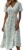 Floral Dresses for Women UK Work Office Elegant Modest Wrap Maxi Dresses A Line Lightweight Knee Length Summer Holiday Ladies Sundress Fit and Flare Dress