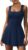 NIASHOT Women’s Athletic Dress with Built-in Shorts & Pockets Workout Tennis Golf Active Wear U Neck A-line Dresses