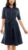 SHARAGANO Women’s Button Front Pleated Shirt Dress Casual Dress (Pack of 1)