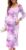 AISWI Women’s Ribbed Knit Maternity Dress Frill Trim Flowy Shift High Waisted A-Line Round Neck Short Pregnancy Dresses