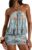 GORGLITTER Women’s Floral Print Halter Neck Mini Dress Backless Ruched Drop Waist Bodycon Summer Vacation Dresses