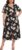XL-5XL Dresses for Womens Plus Size Floral Midi V Neck Short Sleeve Dress