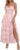SCARLET DARKNESS Women’s Floral Corset Wedding Guest Dress Lace Up Summer Spring Tiered Formal Maxi Dresses