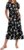 Zeagoo Women Summer Dress Petal Short Sleeve Ladies Casual Swing Floral Midi Dress with Pockets