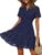 MEROKEETY Women’s Summer Lace Boho Mini Dress 2026 Short Sleeve Floral Eyelet A Line Vacation Beach Short Sundress