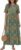 ZANZEA Womens Summer Casual Maxi Dress Flowy Boho Beach Floral Long Dresses