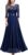MIUSOL Women’s Vintage Floral Lace 3/4 Sleeve Wedding Guest Bridesmaid Maxi Dress