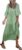 WILLBEST Women’s Casual Loose Fit Floral Lace Dresses Tie Waist Short Sleeve Long Maxi Summer Beach Flowy Pleated Sundress