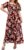 Women Short Sleeve Maxi Dresses Loose Floral Print Plus Size Casual Long Dress U-Neck A-Line Sundress Elegant