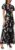 Maya Deluxe Women’s Womens Maxi Dress Ladies Floral Embroidered Open Back Puff Sleeves Dress for Wedding Guest Bridesmaid Prom Occasion Dress