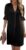 KISSMODA Women Summer Casual Dress Ruffle Sleeve V Neck Shift Shirt Dresses
