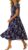Women’s Summer Casual Loose Dresses Boho Floral Maxi Dress for Women Beach Vacation with Pockets HD1