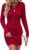 heekpek Womens Jumper Dress Autumn Winter Long Sleeve Dresses