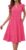 ALGALAROUND Women Dresses Notched V Neck Ruffle Sleeve Midi Dresses A Line Summer Casual Beach Vacation Outfits