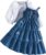 Girl Dress Kids Floral Party Long Sleeve Summer Dresses 4-13 Years