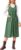 Women’s Corduroy Overall Floral Midi Dress Sleeveless Button Front Fall Winter Casual Jumper Tank Dress