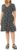 Amazon Essentials Women’s Short-Sleeve V-Neck Fit and Flare Floral Jersey Dress