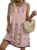 Zeagoo Womens Summer Dress 2026 Sleeveless Casual A-Line Tshirt Sundresses