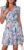 Simplee Womens Summer Casual Boho Dress Ruffle Sleeve V Neck Mini Dresses A Line Fashion Floral Flowy Vacation Sundress 2026
