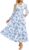 GRACE KARIN Women’s A-line Maxi Dress Summer Floral Wedding Guest Dresses