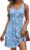 WIHOLL Women’s Summer Dresses Ladies Dresses A-Line Casual Sleeveless Dress with Pockets