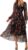 Simplee Women’s Floral Long Sleeve Mesh Maxi Dress Fall V Neck Wrap High Low Swing Flowy Wedding Guest Dress