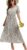 GRECERELLE Womens Summer Maxi Boho Beach Dress Floral Print Dress V Neck Short Sleeve Drawstring High Waist Flowy Long Midi Dresses
