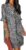 KISSMODA Womens Ruffle Half Sleeve Dress V Neck Summer Casual Shift Dresses Trendy Loose Classic Work Shirt Dress