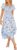 GRACE KARIN Women Summer Dress Square Neck Smocked A-line Floral Dresses