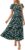 GRACE KARIN Women Elegant Maxi Floral Dress Short Sleeve V Neck Summer Dress Elastic Waist