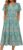 HOTOUCH Women Dresses Elegant Summer Midi Dress Short Sleeve Round Neck Tunic Dress Casual A Line Dresses with Pockets S-XXL